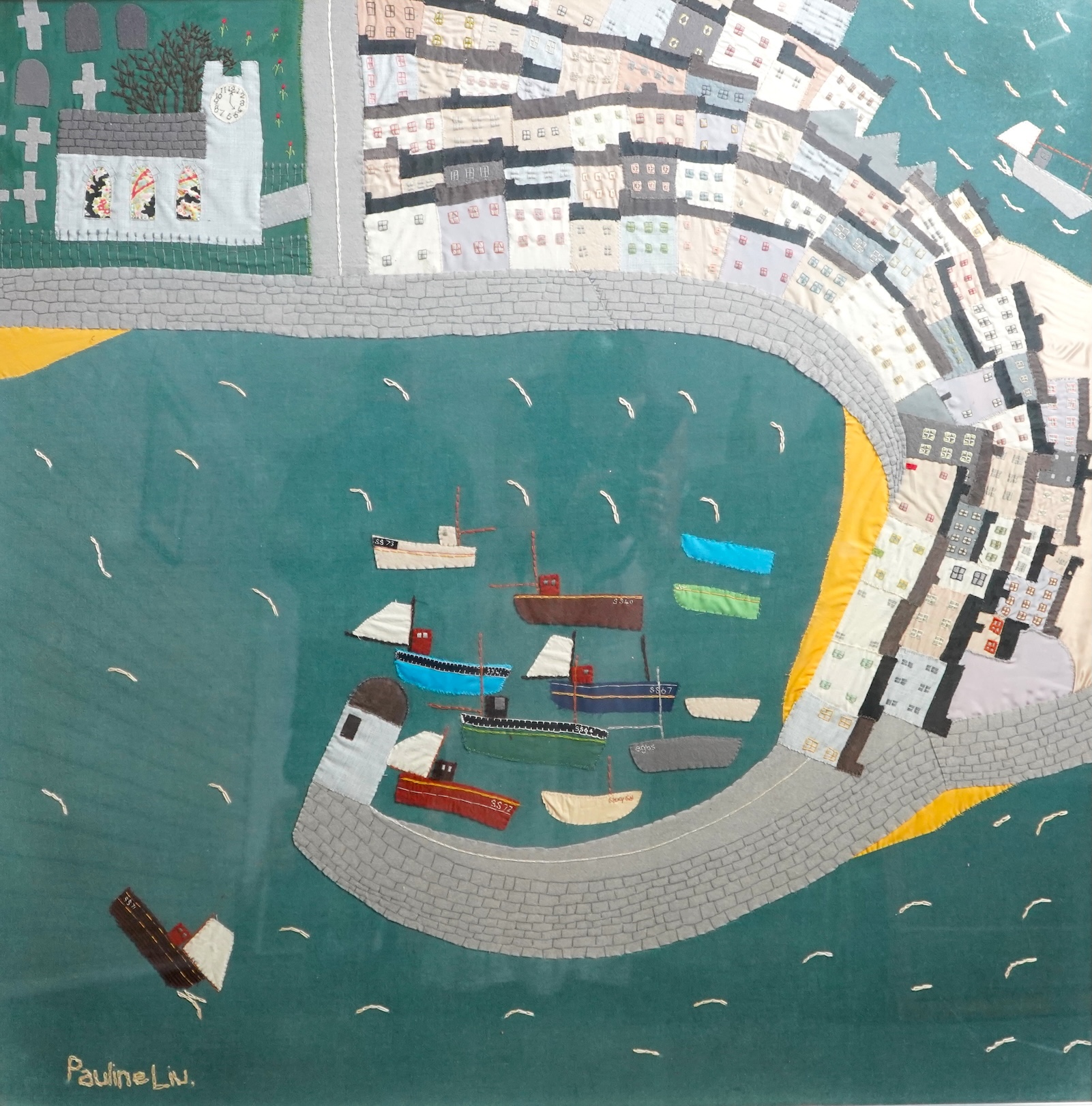 Pauline Liu-Devereaux (Contemporary) Cornish harbour
